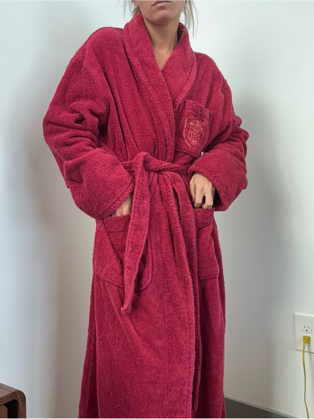 Victoria's Secret Plush Shawl-Collar Robe in Deep Raspberry - Picture 5 of 15